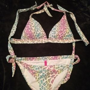 Victoria's Secret Leopard Swimsuit Sz L/M